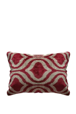 Les Ottomans Double Cushion - Red