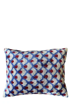 Les Ottomans Double Cushion - Blue