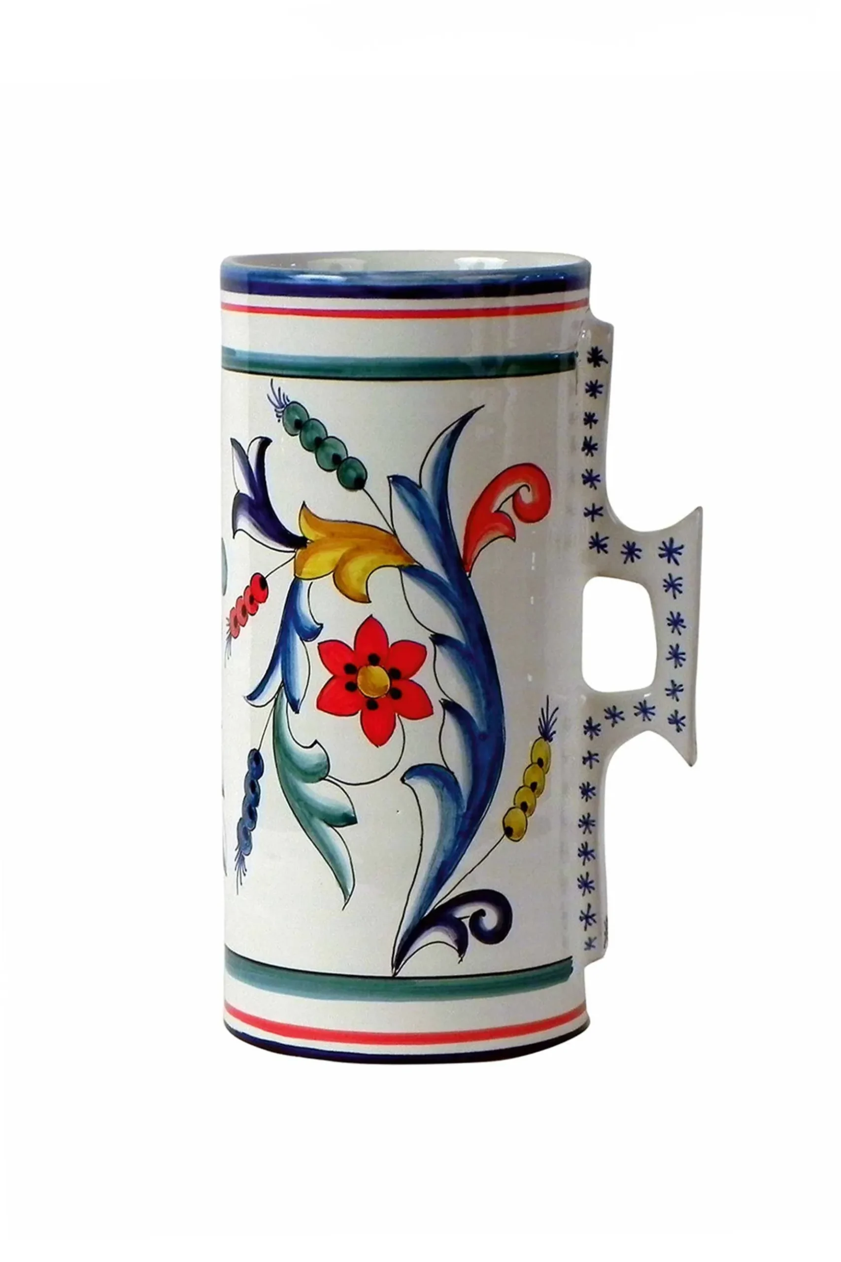 Les Ottomans Floral Jug - Blue