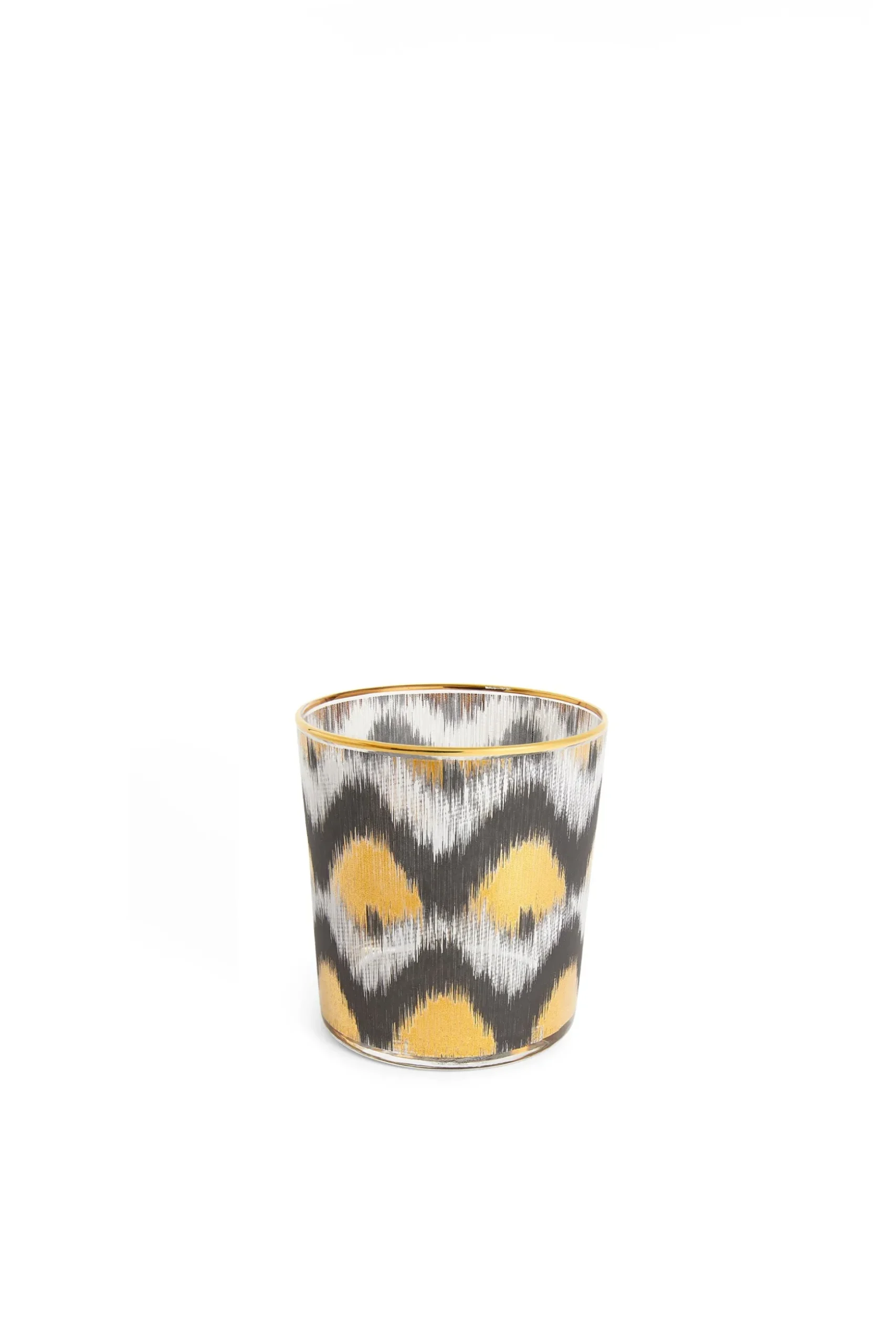 Les Ottomans Ikat Tumbler - Black