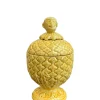 Les Ottomans Monkey Box - Yellow