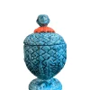 Les Ottomans Monkey Box - Blue