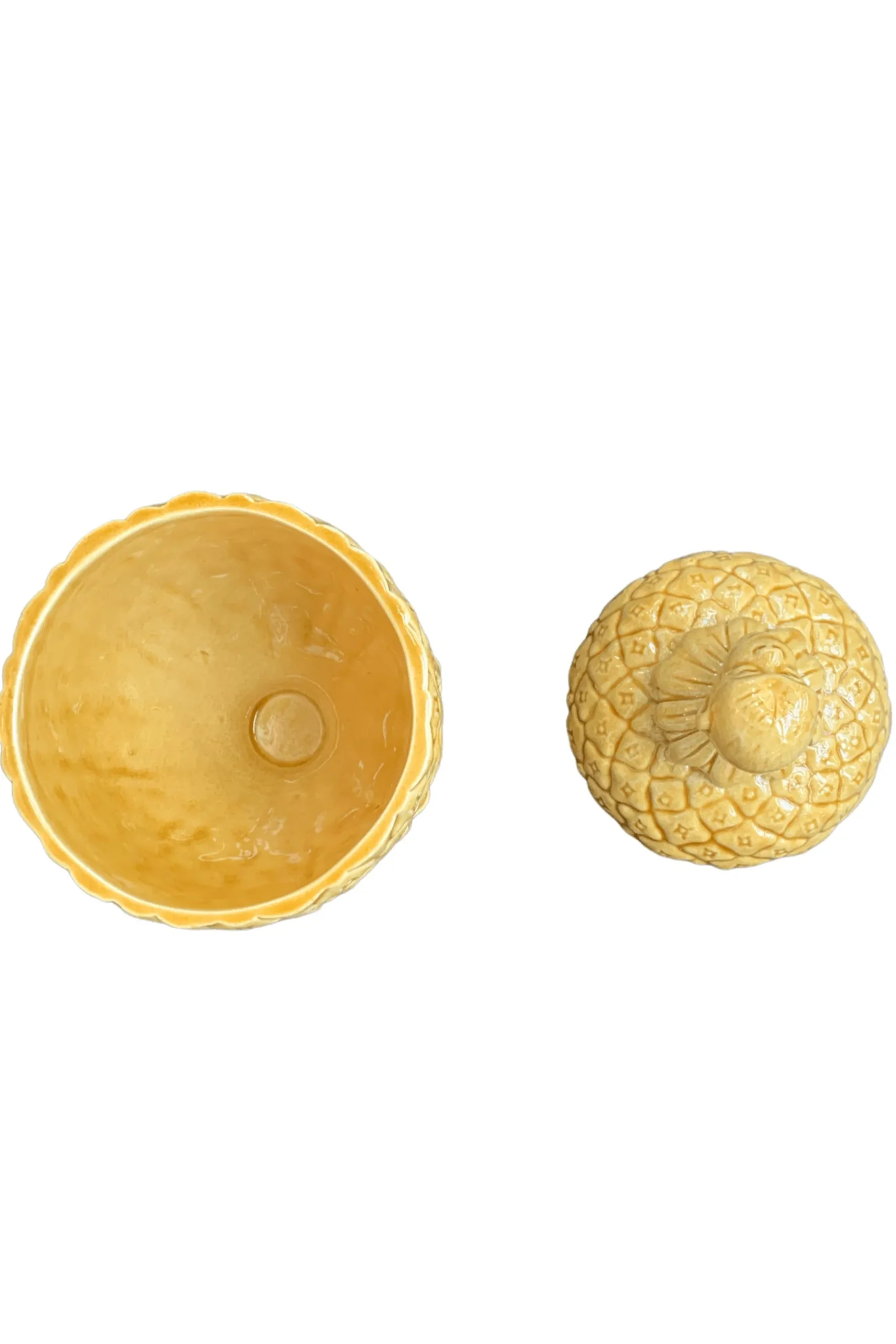 Les Ottomans Monkey Box - Yellow