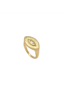 Louise Hendricks Pillar Ring - Gold
