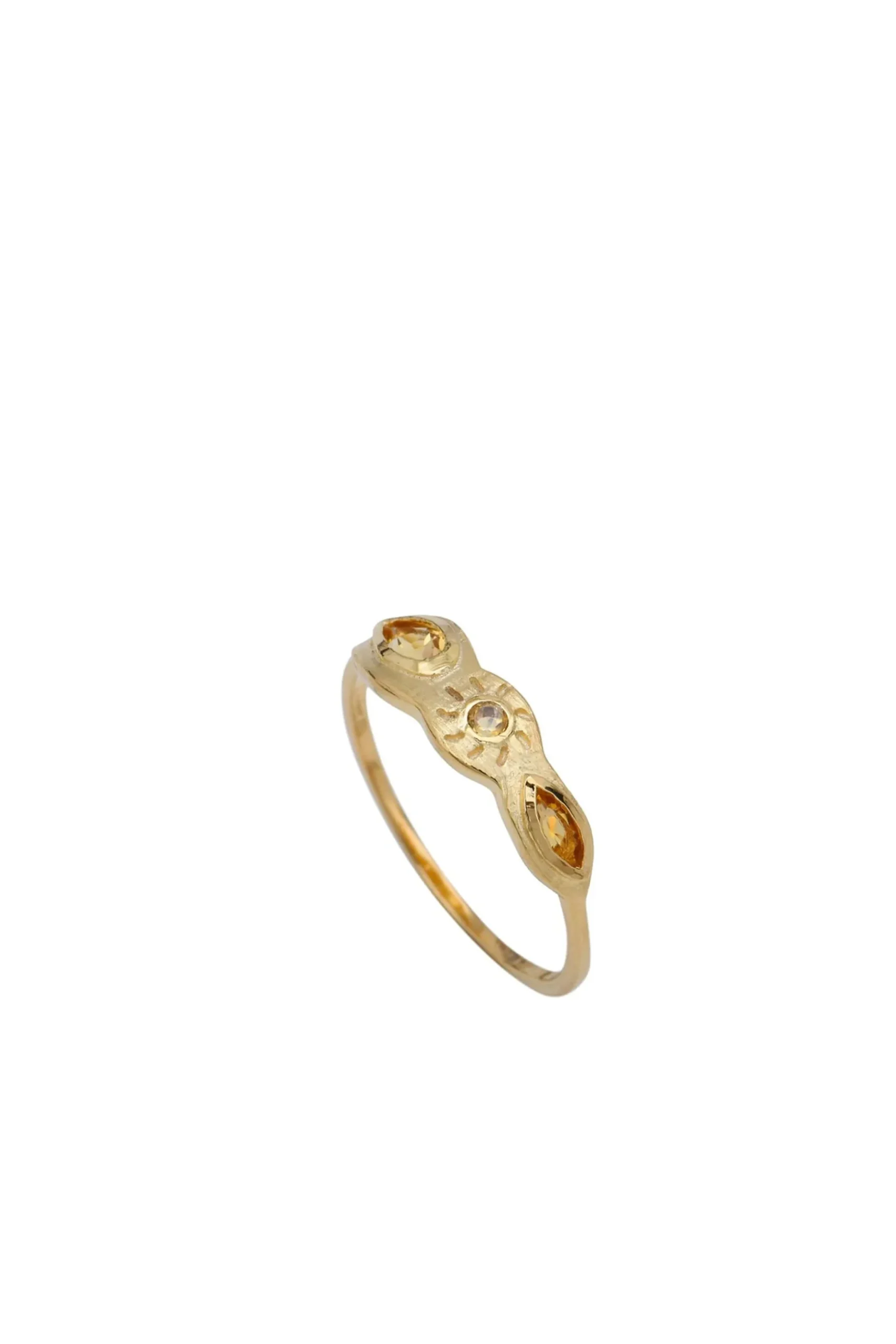 Louise Hendricks Yael Ring - Citrine