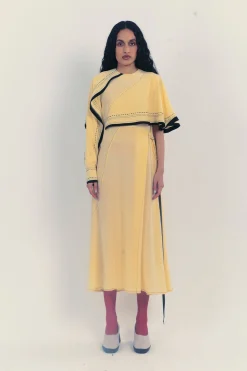 Lovebirds Blossom Dress - Lemon