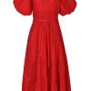 Lovebirds Claudia Dress - Scarlet