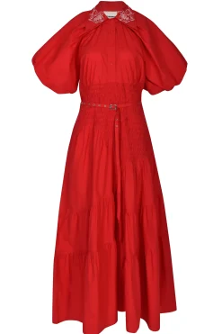 Lovebirds Claudia Dress - Scarlet