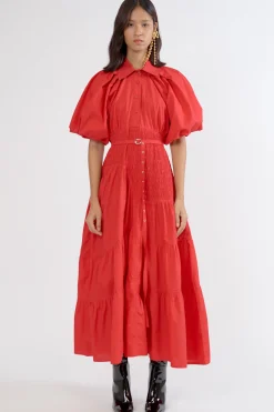 Lovebirds Claudia Dress - Scarlet
