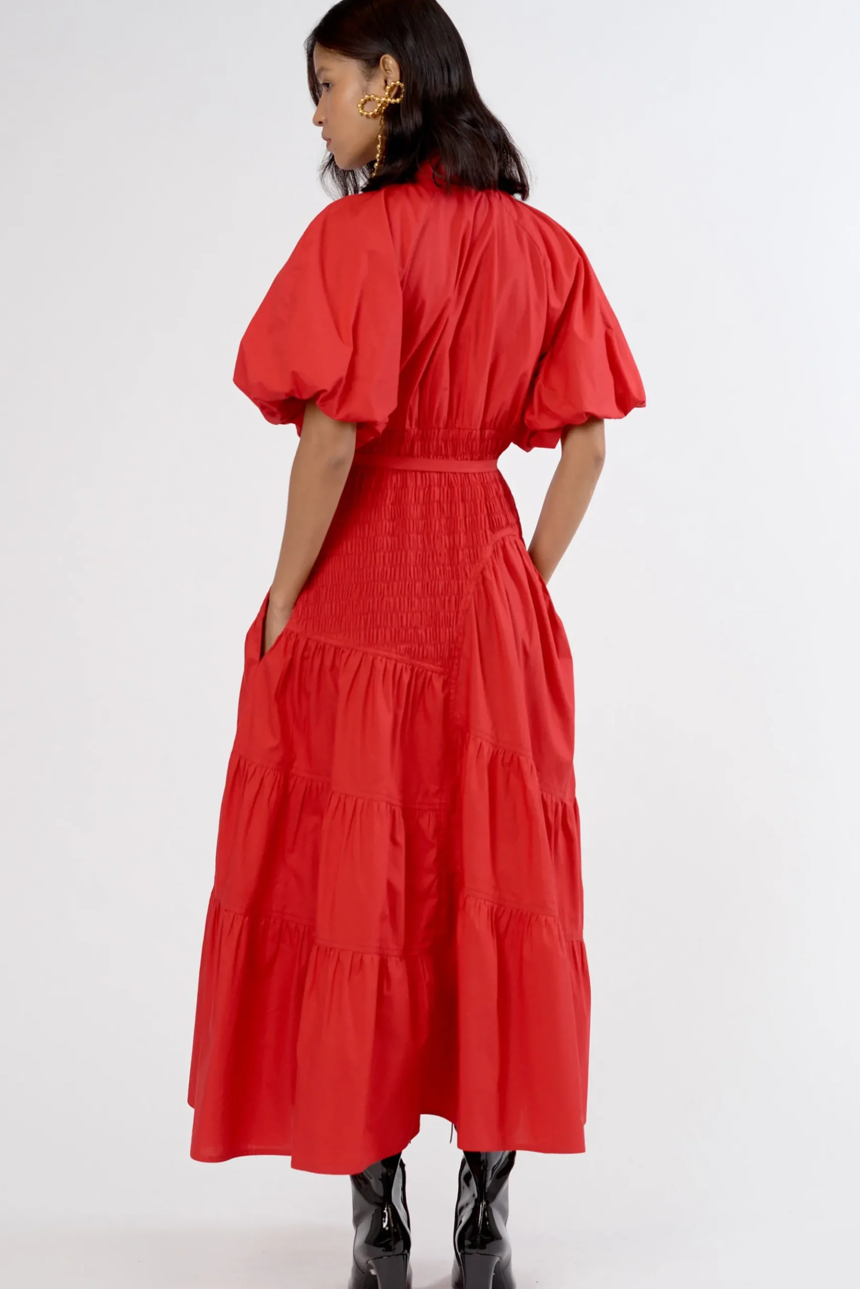 Lovebirds Claudia Dress - Scarlet