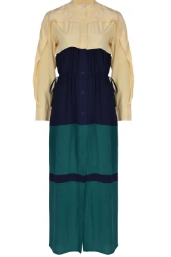 Lovebirds Peacock Dress - Multi Coloured