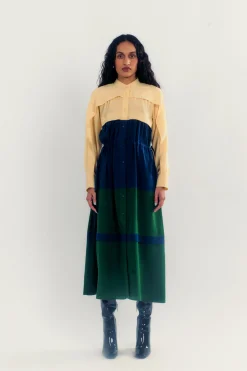 Lovebirds Peacock Dress - Multi Coloured