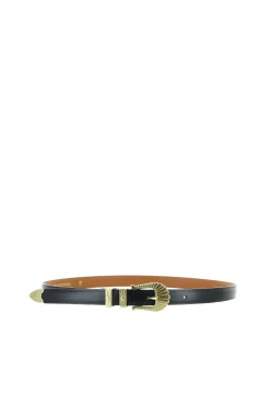 Maison Boinet Bordeaux Belt - Black