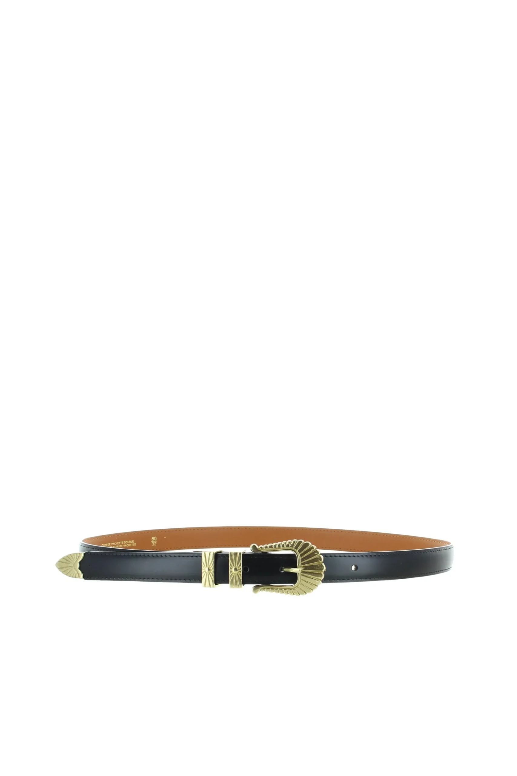Maison Boinet Bordeaux Belt - Black