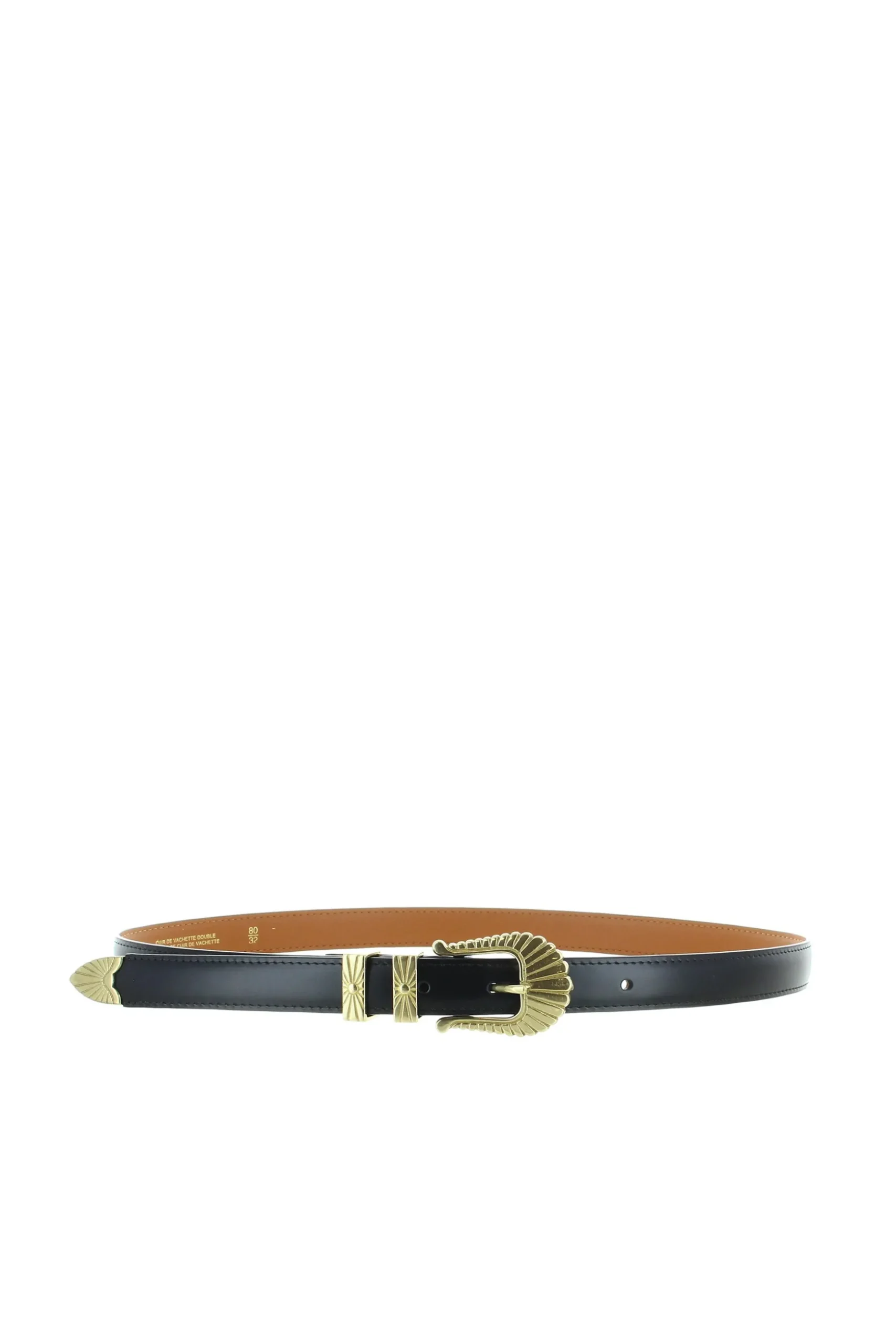 Maison Boinet Bordeaux Belt - Black