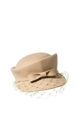 Misa Harada Anais Cap - Beige