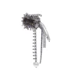 Rada Crystal Brooch - Silver