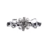 Rada Crystal Clip - Silver