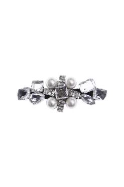 Rada Crystal Clip - Silver