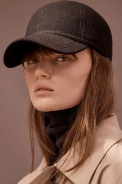 Sarah J Curtis Baseball Cap - Black