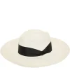 Sarah J Curtis Panama Hat - White
