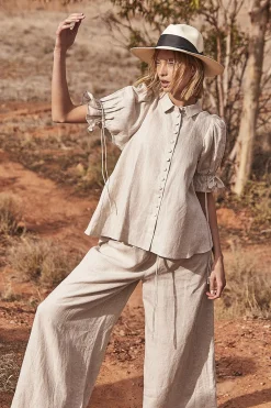 Sarah J Curtis Panama Hat - White