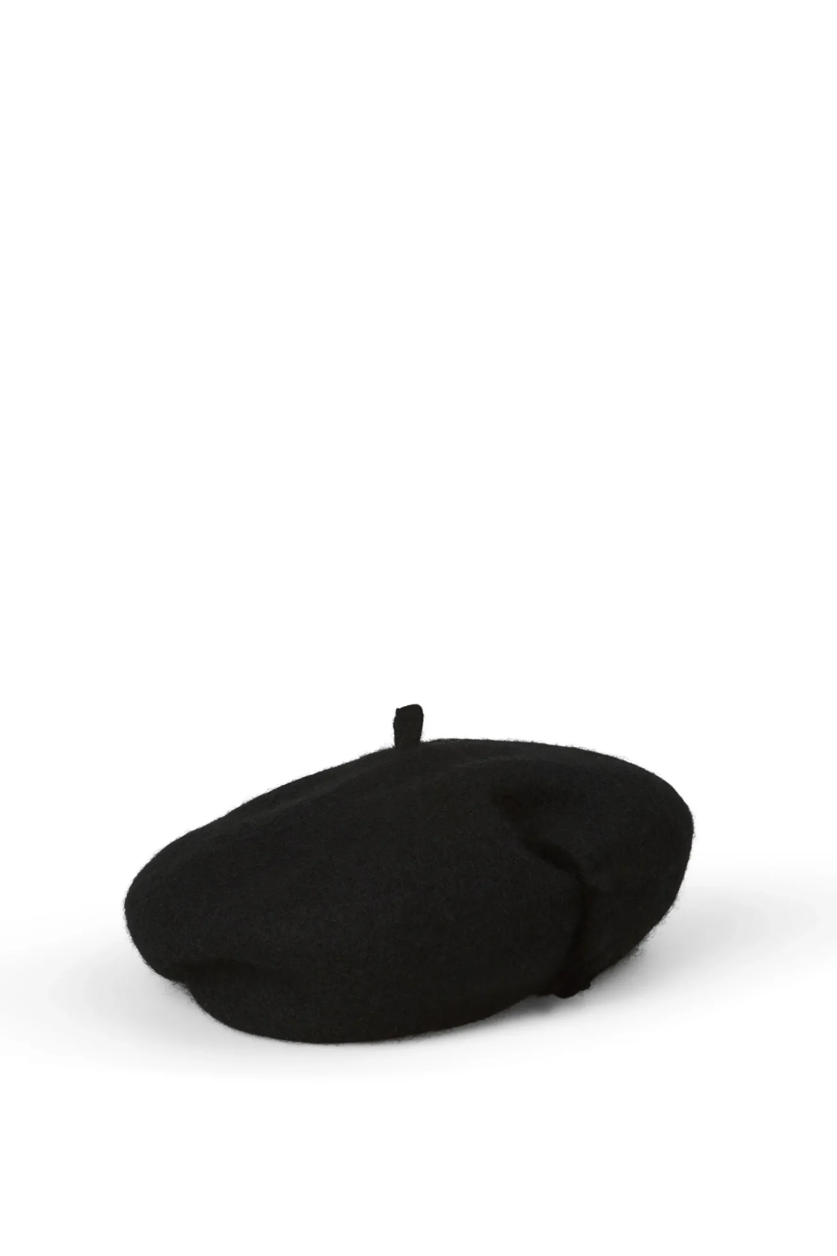 Sarah J Curtis Wool Beret - Black
