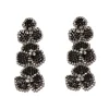 Silvia Gnecchi Camelia Earring - Black