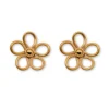 Silvia Gnecchi Flore Earrings - Gold