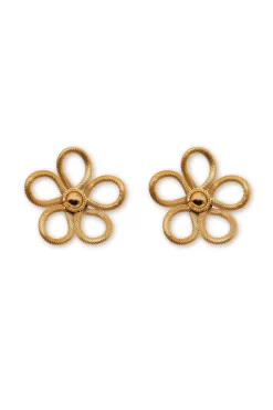 Silvia Gnecchi Flore Earrings - Gold