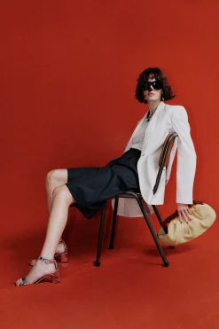 Sita Nevado Verbena Clutch - Natural