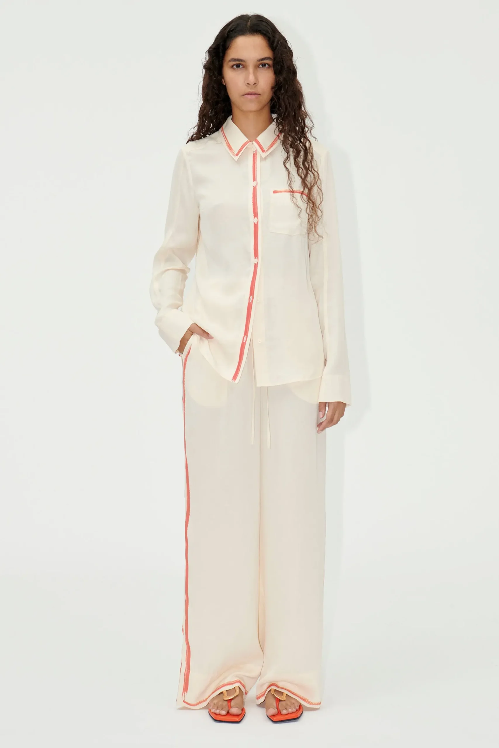 Stine Goya Felix Shirt - Tangerine