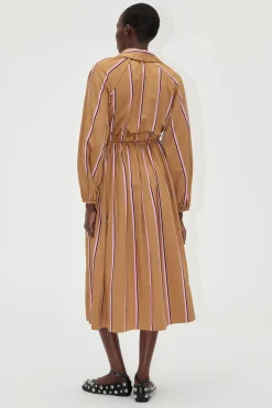 Stine Goya Midi Dress - Stripe