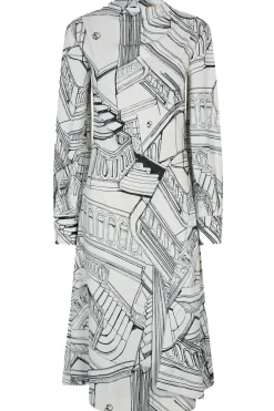 Stine Goya Pleated Dress - Print