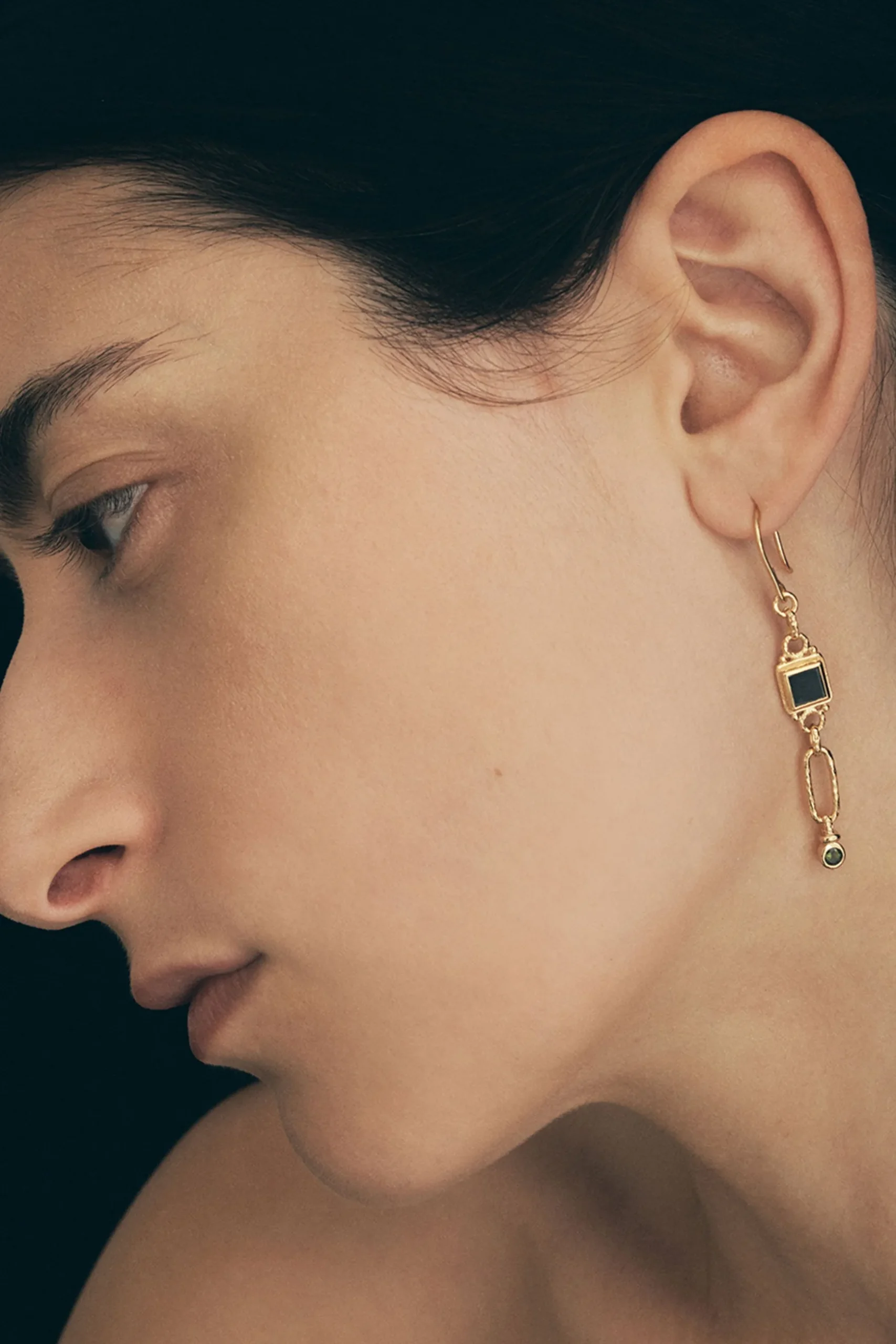 Temple Of The Sun Adara Earring - Gold