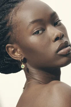 Temple Of The Sun Cora Earring - Gold