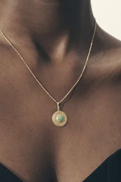 Temple Of The Sun Cora Necklace - Gold