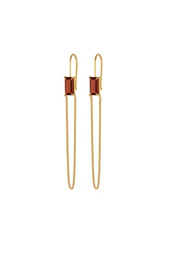 Temple Of The Sun Ember Earring - Gold