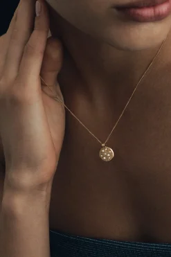 Temple Of The Sun Nebula Necklace - Gold