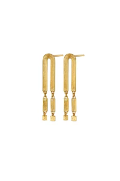 Temple Of The Sun Renata Earring - Gold