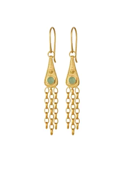 Temple Of The Sun Talis Earring - Gold