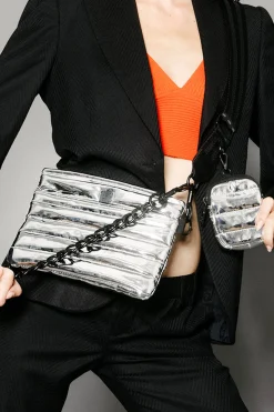 Think Royln Downtown Bag - Silver