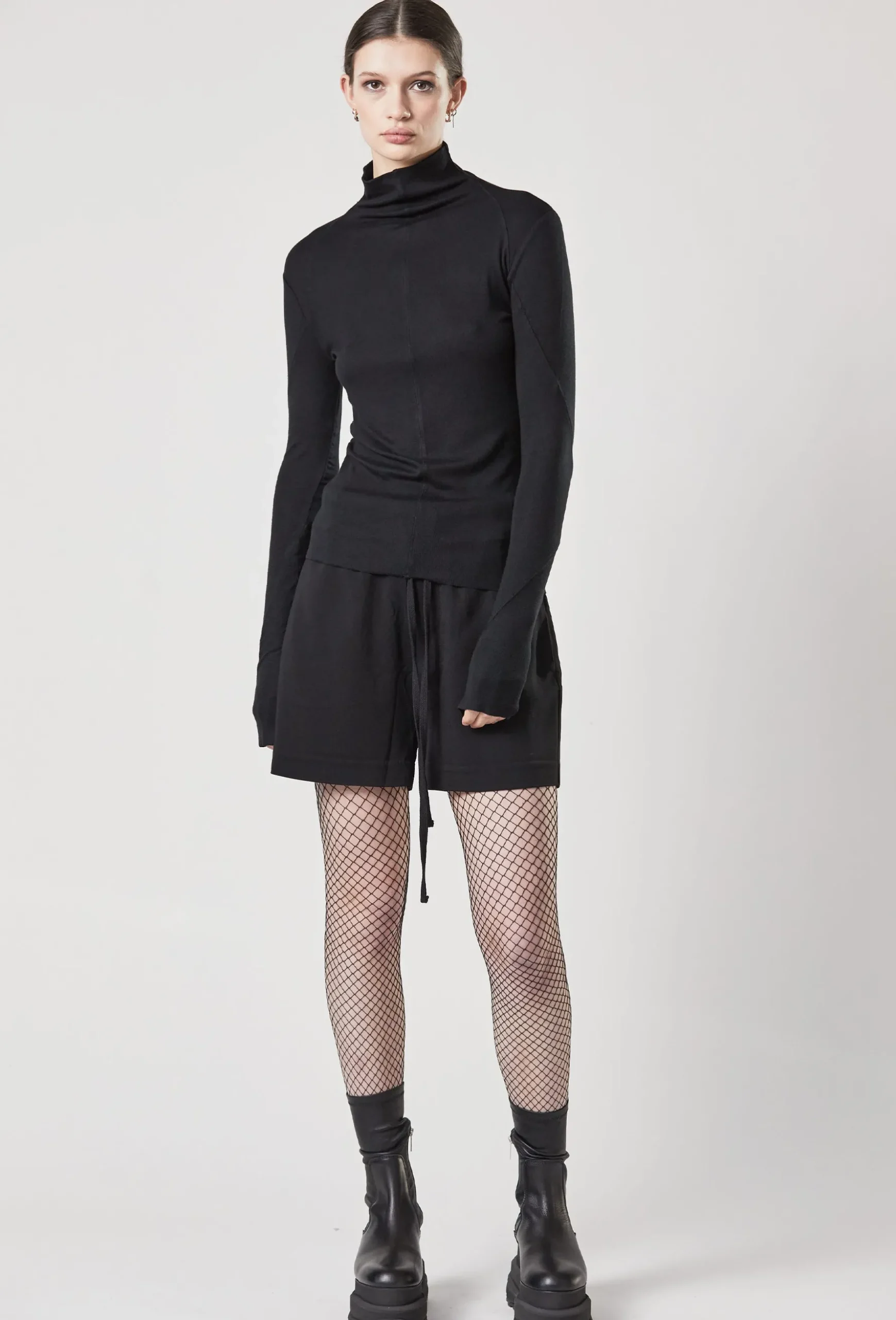 Thom Krom Rollneck Top - Black