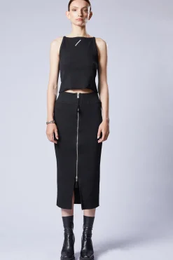 Thom Krom Zippa Skirt - Black