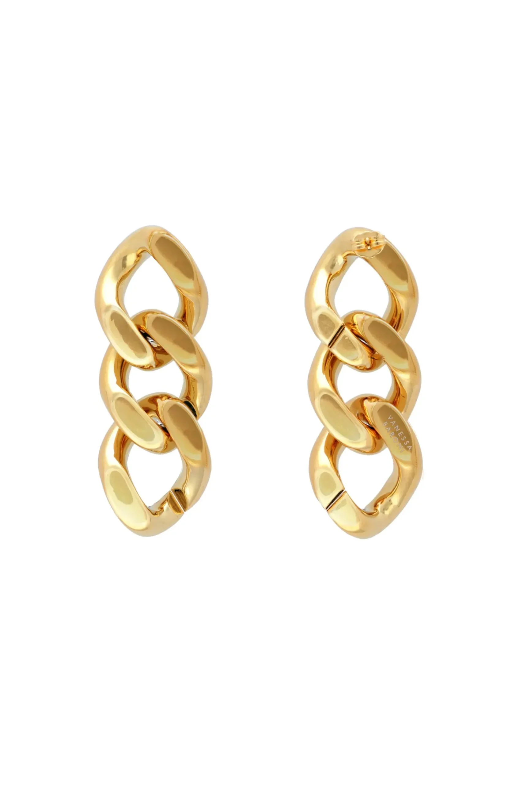 Vanessa Baroni Chain Earring - Gold