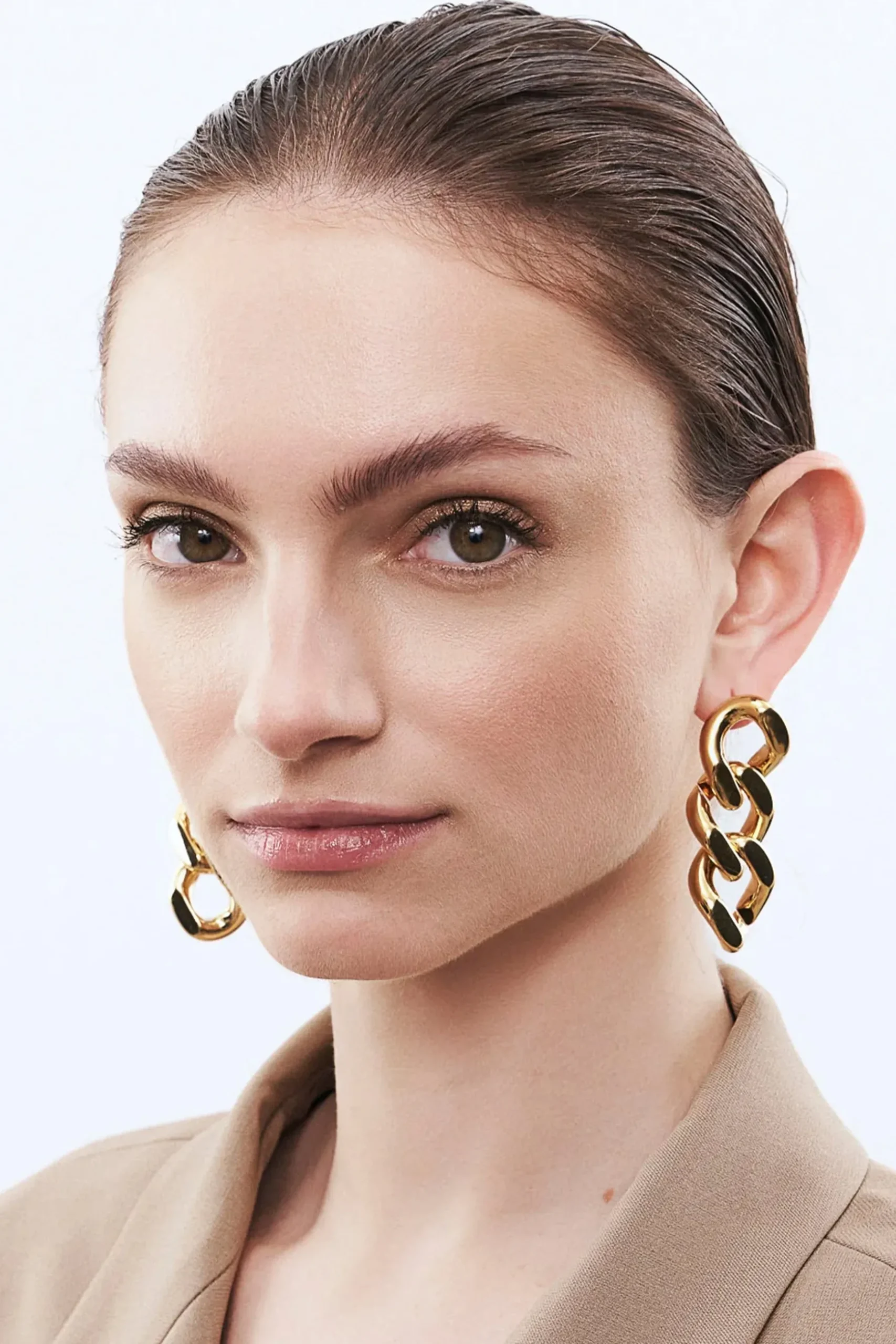 Vanessa Baroni Chain Earring - Gold